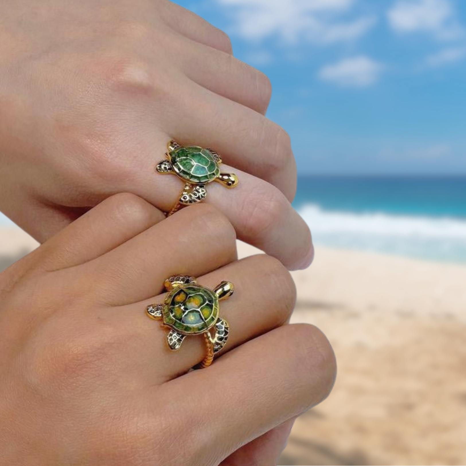 Adjustable Turtle Ring